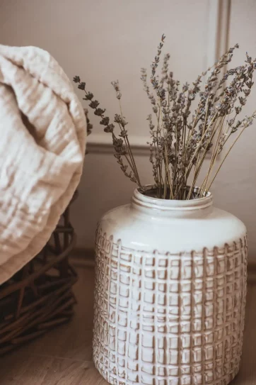 Vase mit Lavendel