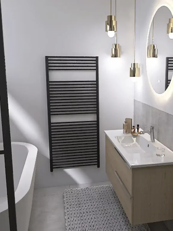 Neubau-Badezimmer mit Stil – Funktion trifft Wohnlichkeit