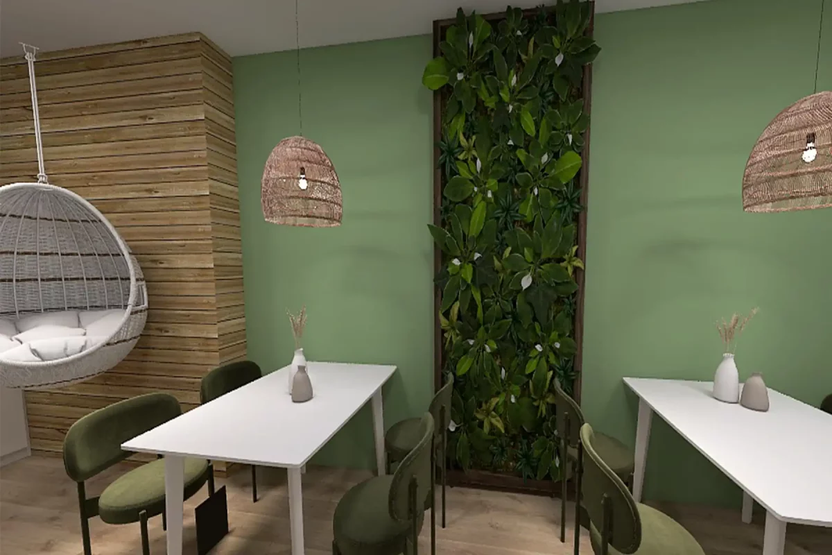 Ein Rückzugsort im Arbeitsalltag – Mitarbeiteraufenthaltsraum