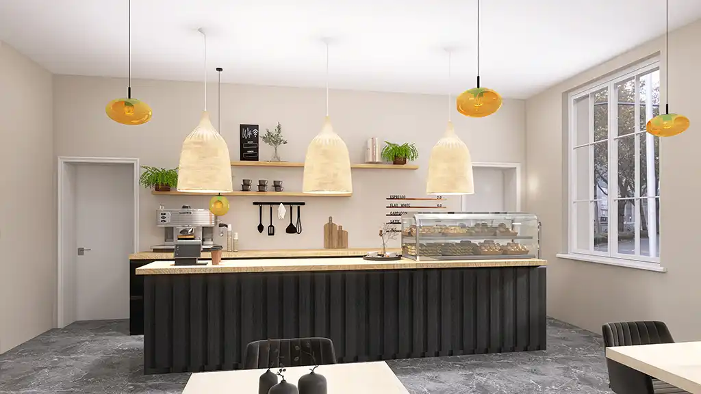 Café-Design: Modern trifft Gemütlichkeit